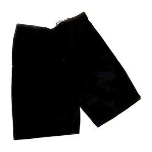 Land's End Black Chino Shorts - Traditional Fit Size 32
